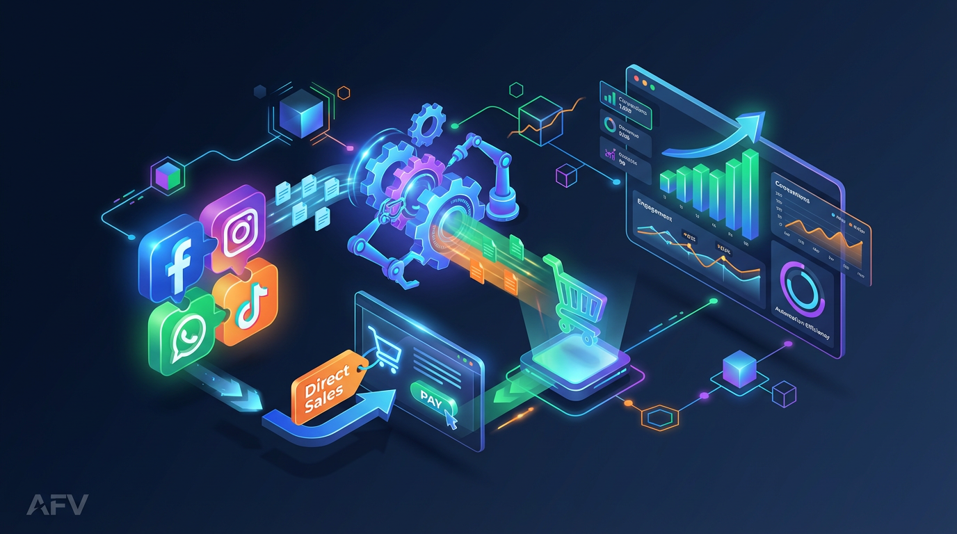 Social commerce automation: vendi dai post social con AI